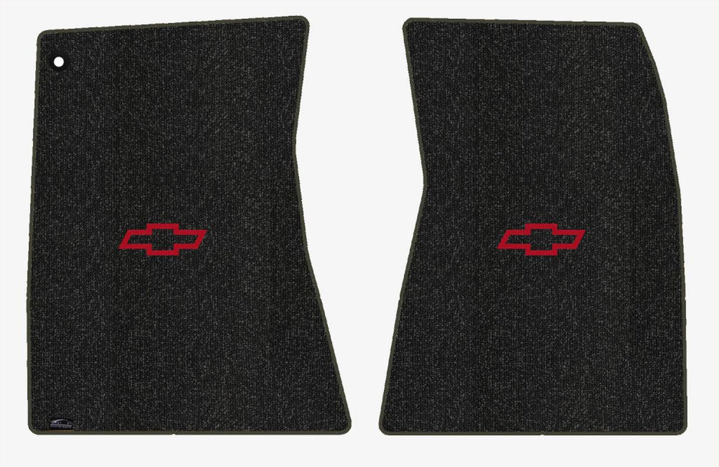 Lloyd Berber Front Mats for '68-69 Chevy Malibu W/Red Chevy Outline Bowtie