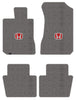 Lloyd Berber Front & Rear Mats for '86-87 Honda Accord W/Red on Black Honda H
