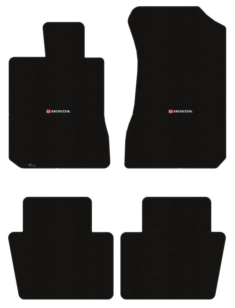 Lloyd Loop Front & Rear Mats for '88-89 Accord W/Red & Black Honda H & Word Comb