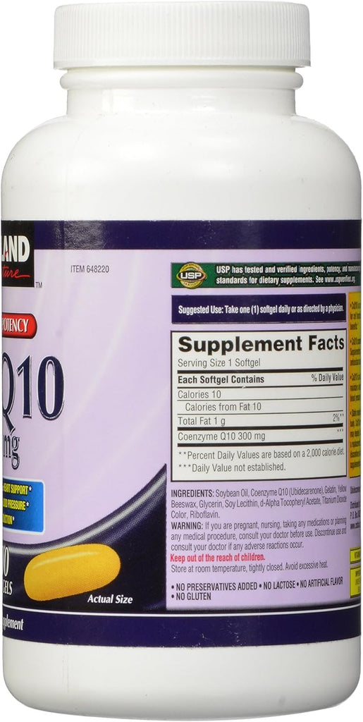 Kirkland Signature CoQ10 300 mg., 100 Softgels (3 Pack)