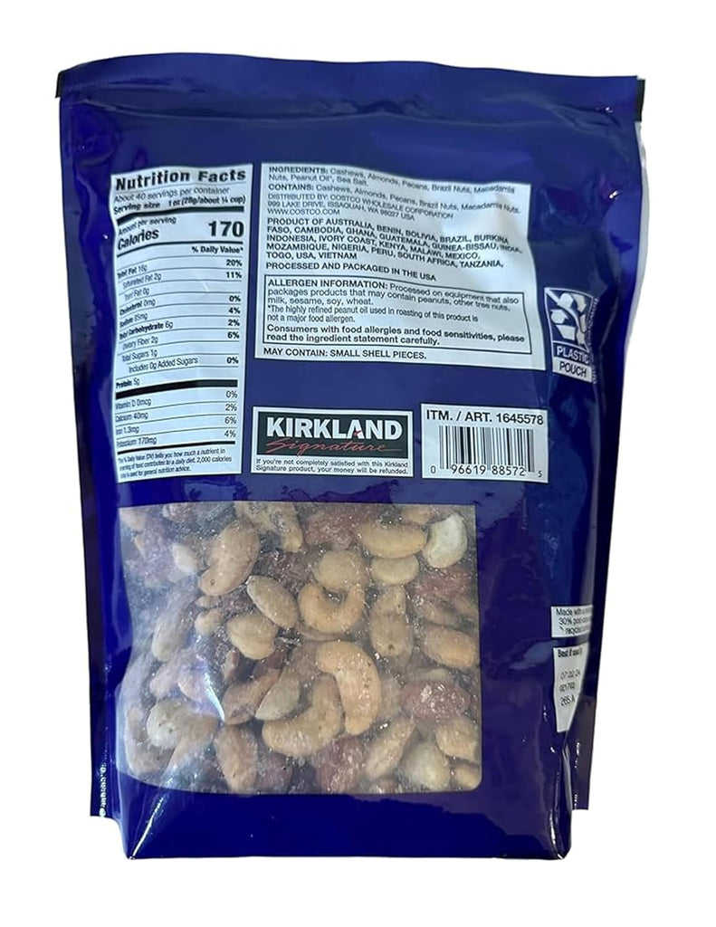 Kirkland Signature dCPnFB Fancy Mixed Nuts, 40 Ounce (2 Pack)