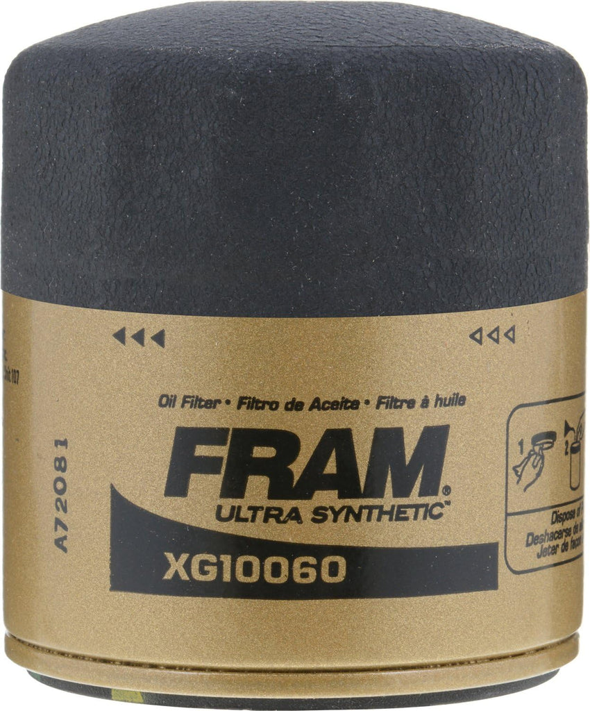 FRAM Ultra Synthetic XG10060 20K Mile Change Automotive Replacement Engine Oil Filter for Synthetic Oil Changes, Premium Vehicle Engine Protection Oil Filter for Select Vehicle Model Years