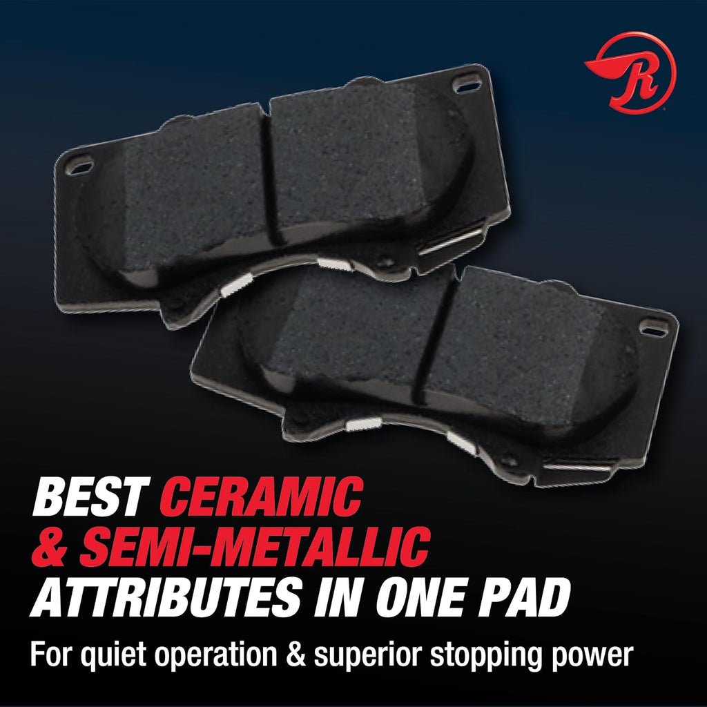 Raybestos Element3 EHTTM Automotive Replacement Front Brake Pad for Select Toyota (4Runner, FJ Cruiser, Sequoia, Tacoma, Tundra), Lexus (GX460,GX470) (EHT976H)