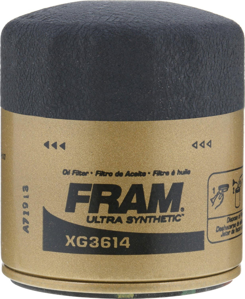 FRAM Extra Guard PH3614 10K Mile Change Automotive Replacement Interval Spin-On Engine Oil Filter for Select Vehicle Model Years, Vehicle Engine Protection Oil Filter for Everyday Drivers