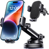 Qifutan Dash Mounted Holders Phone Holders for Your Car Phone Mount for Car Windshield Dashboard Air Vent Universal Hands Free Automobile Cell Phone Holder Fit for iPhone Smartphone