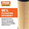 FRAM Extra Guard CH11665 10K Mile Change Automotive Replacement Interval Spin-On Engine Oil Filter for Select Vehicle Model Years, Vehicle Engine Protection Oil Filter for Everyday Drivers