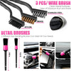 Viewsun 17pcs Car Cleaning Kit, Pink Car Interior Detailing Kit with High Power Handheld Vacuum, Detailing Brush Set, Windshield Cleaner, Cleaning Gel, Complete Auto Accessories for Women Gift