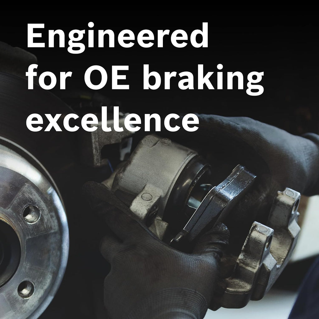 BOSCH BC606 QuietCast Premium Ceramic Disc Brake Pad Set - Compatible with Select Lexus GX460, GX470, LX450; Toyota 4Runner, FJ Cruiser, Land Cruiser, Sequoia; REAR