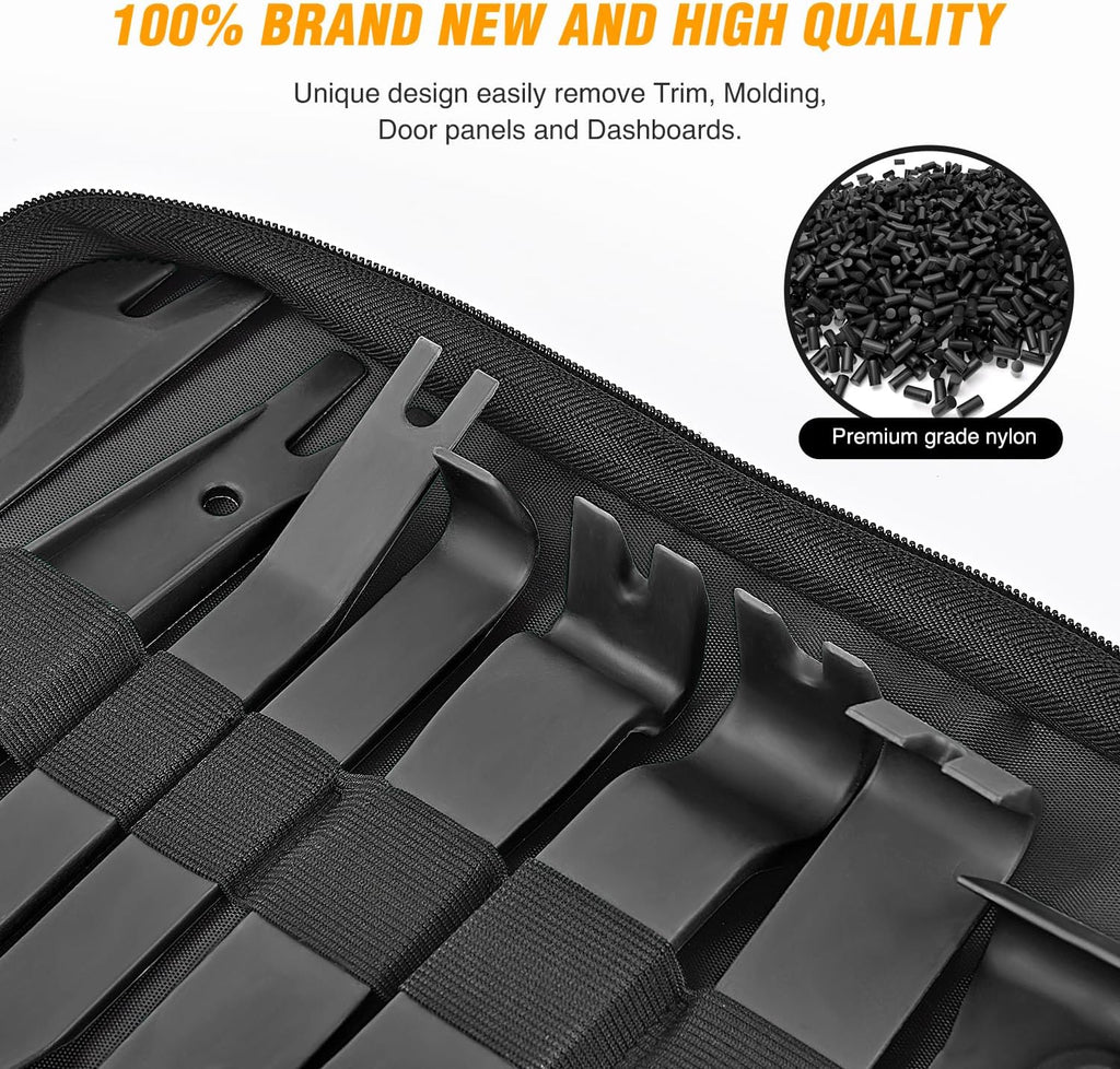 GOOACC - GRC-33 240PCS Bumper Retainer Clips Car Plastic Rivets Fasteners Push Retainer Kit Most Popular Sizes Auto Push Pin Rivets Set -Door Trim Panel Fender Clips for GM Ford Toyota Honda Chrysler