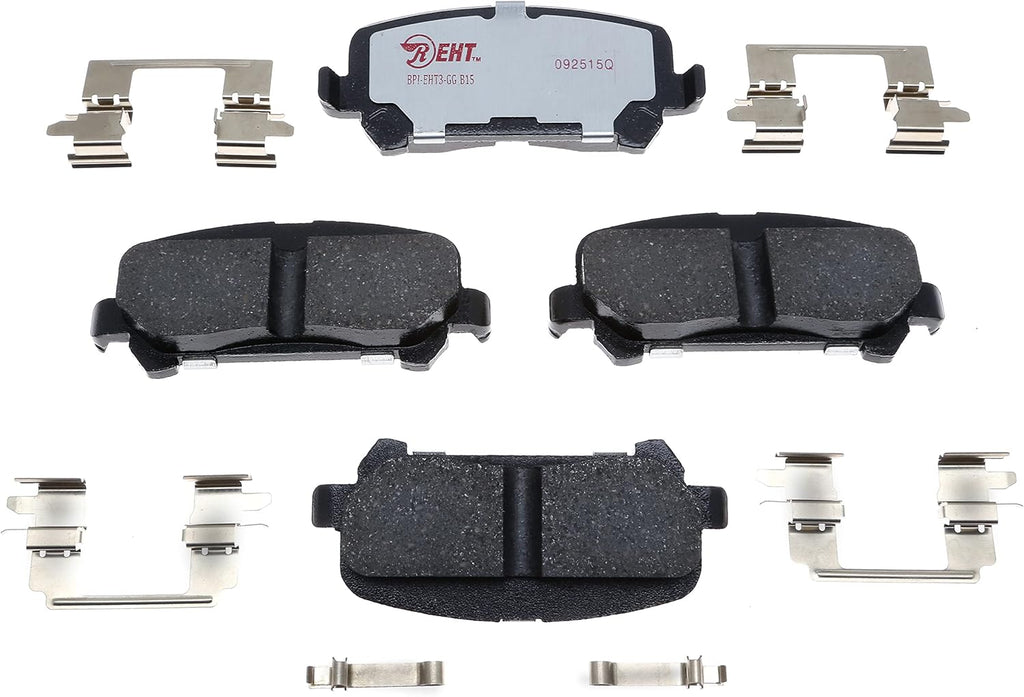 Raybestos Element3 EHTTM Automotive Replacement Front Brake Pad for Select Toyota (4Runner, FJ Cruiser, Sequoia, Tacoma, Tundra), Lexus (GX460,GX470) (EHT976H)