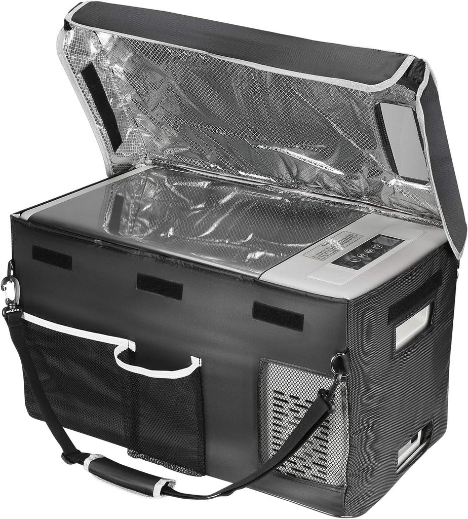 BougeRV 12 Volt Refrigerator 12V Car Fridge 23 Quart Portable Freezer Compressor Cooler 12/24V DC 110~240 Volt AC for Truck Van RV Camper SUV Travel Camping Road Trips Tailgating -8℉~50℉