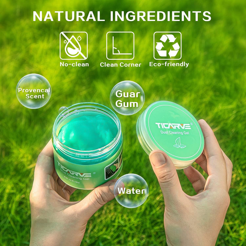 TICARVE Car Cleaning Gel Detailing Putty Car Putty Auto Detailing Tools Car Interior Cleaner Cleaning Slime Car Accessories Keyboard Cleaner Rose/NT WT: 5.6 oz (160 gr)