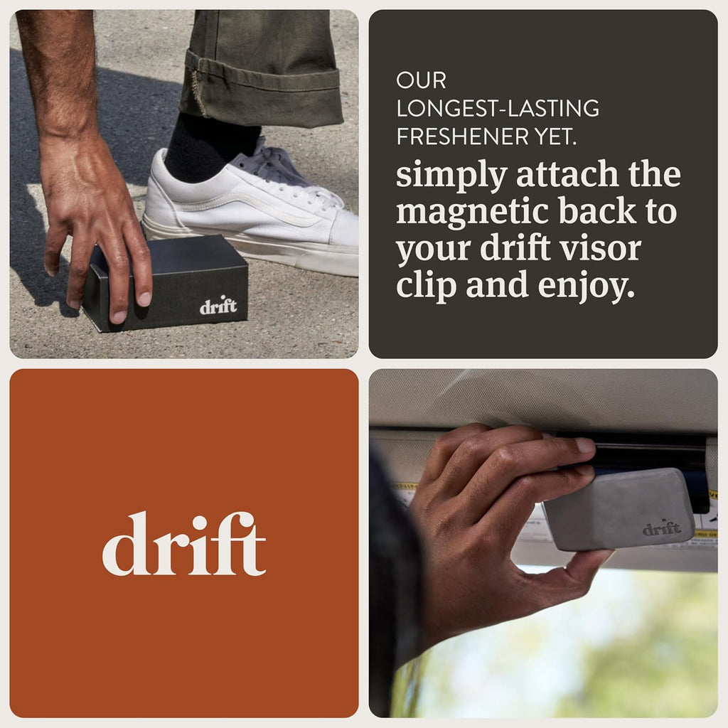 Drift Car Air Freshener - Stone Air Freshener - Car Odor Eliminator - Open Air Scent Starter Kit