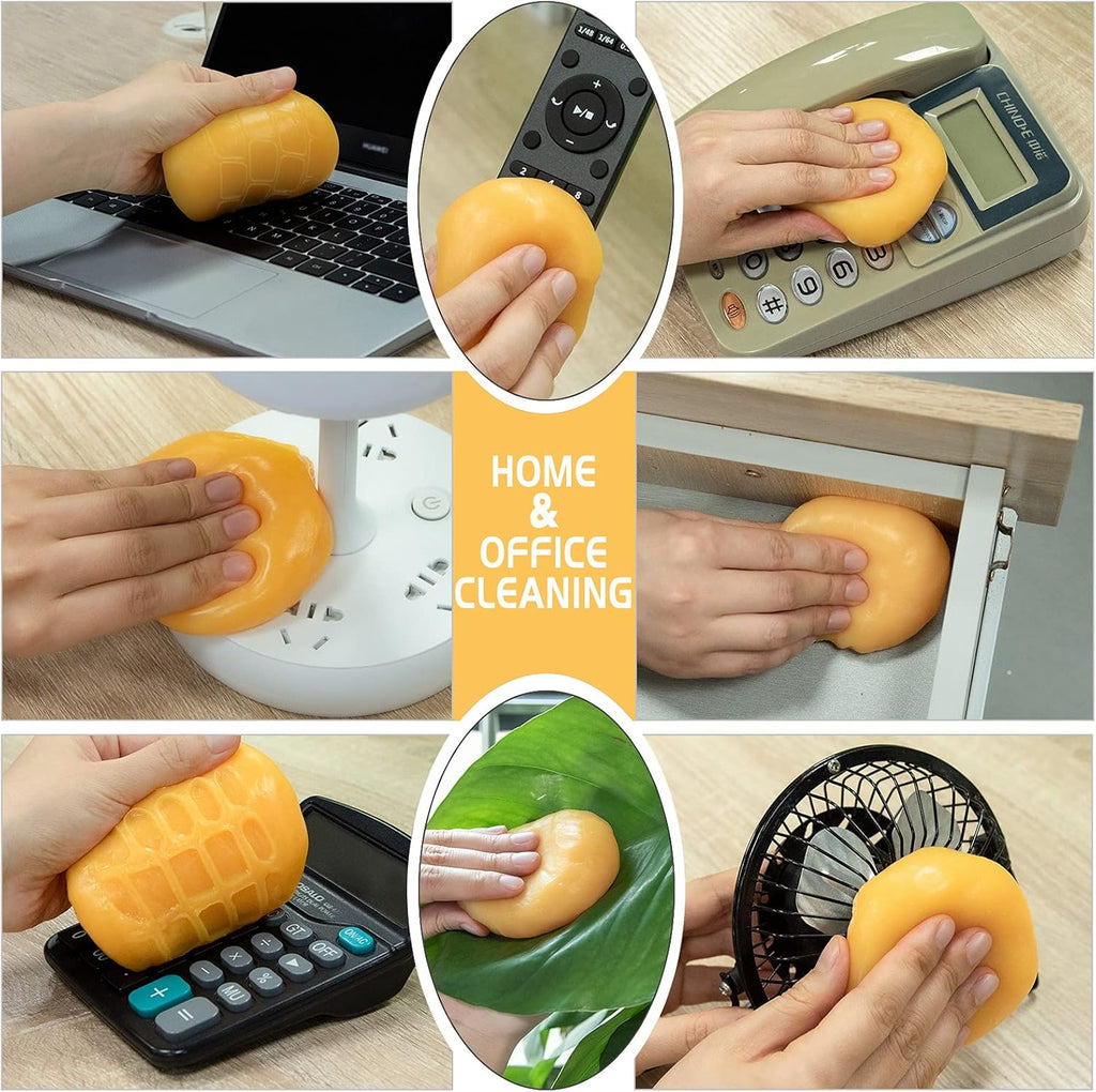 TICARVE Car Cleaning Gel Detailing Putty Car Putty Auto Detailing Tools Car Interior Cleaner Cleaning Slime Car Accessories Keyboard Cleaner Rose/NT WT: 5.6 oz (160 gr)