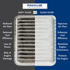 PG Engine Air Filter PA6163 | Fits 2010-2016 Chevrolet Cruze, 2016 Cruze Limited, 2013-2016 Buick Verano