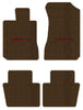 Lloyd Luxe Front & Rear Mats for '69-71 Chevy Bel Air W/Red on Black Chevy