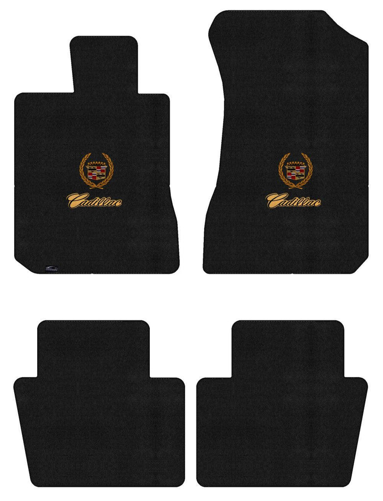 Lloyd Velourtex Mat Set for '65-66 Calais W/Cadillac Crest 2 Gold W/Black on Gol