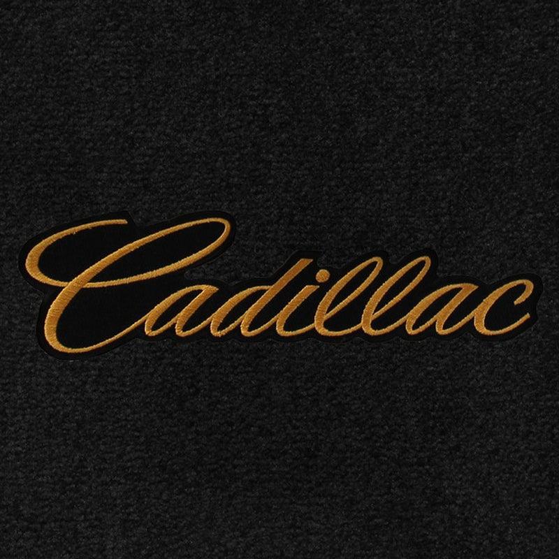 Lloyd Luxe Front Carpet Mats for '67-68 Cadillac Calais W/Gold on Black Cadillac