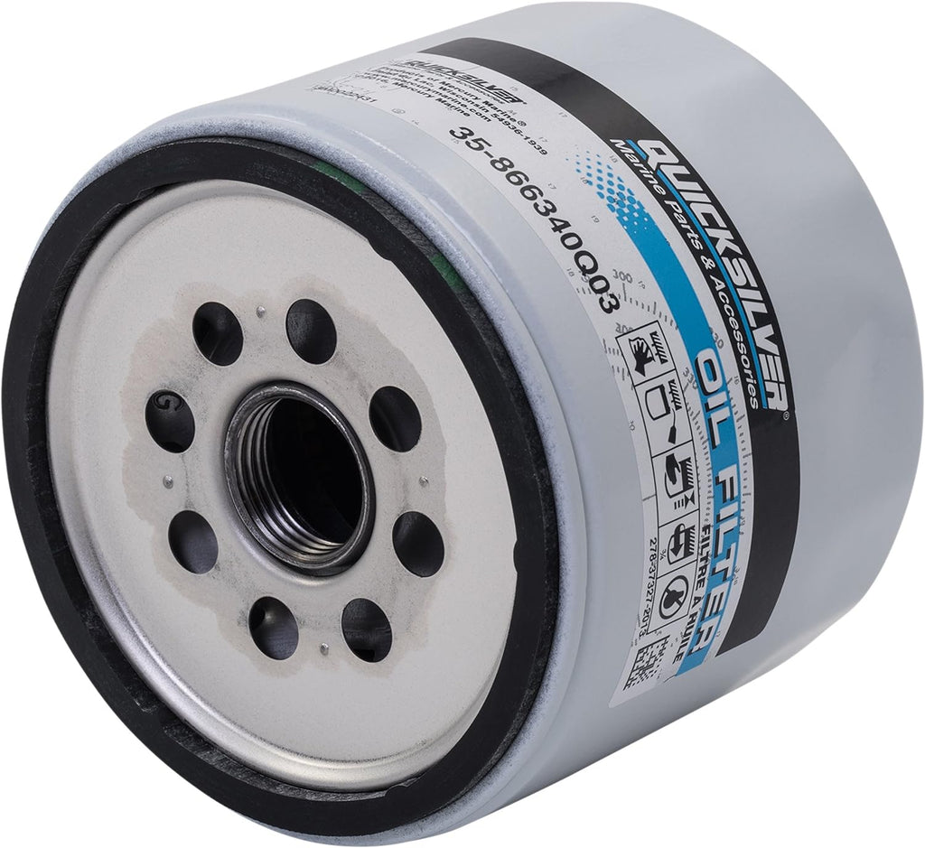Quicksilver 866340Q03 Oil Filter for MerCruiser Sterndrive and Inboard Engines