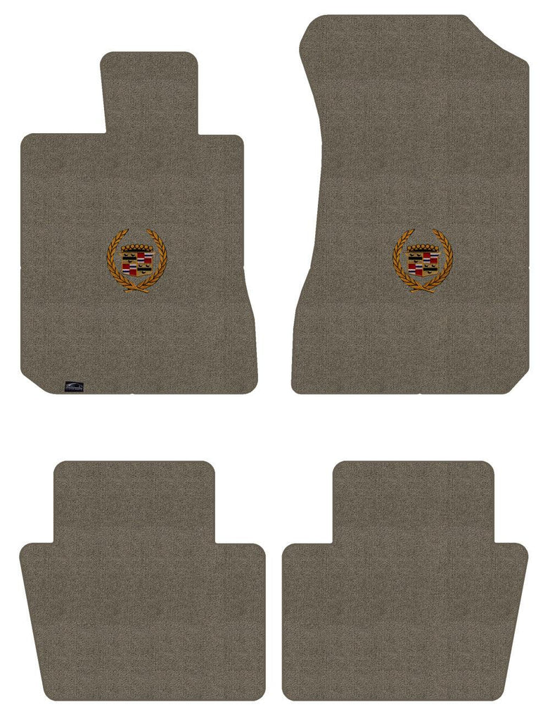 Lloyd Ultimat Front & Rear Mats for '74-76 Cadillac Calais W/Gold Cadillac Crest