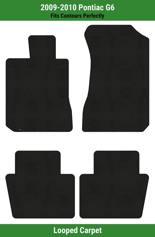 Lloyd Classic Loop Front & Rear Row Carpet Mats for 2009-2010 Pontiac G6