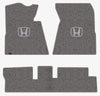 Lloyd Berber Front & Rear Mats for '12-13 Honda Civic W/Silver on Black Honda H