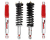 Rancho Quicklift Leveling Strut + RS9000XL Adjustable Shocks Set for 1995-2004 Toyota Tacoma 4WD RWD w/1.75" lift 6 Lug