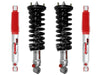 Rancho Quicklift Leveling Strut + RS9000XL Adjustable Shocks Set for 2005-2021 Nissan Frontier 4WD RWD w/2" lift