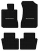 Lloyd Luxe Front & Rear Mats for '72-76 Chevy Bel Air W/Silver on Black Chevy