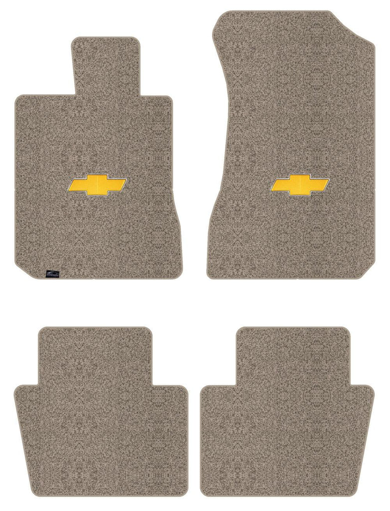 Lloyd Berber Front & Rear Mats for '06-07 Chevy Malibu W/Gold Chevy Bowtie 1