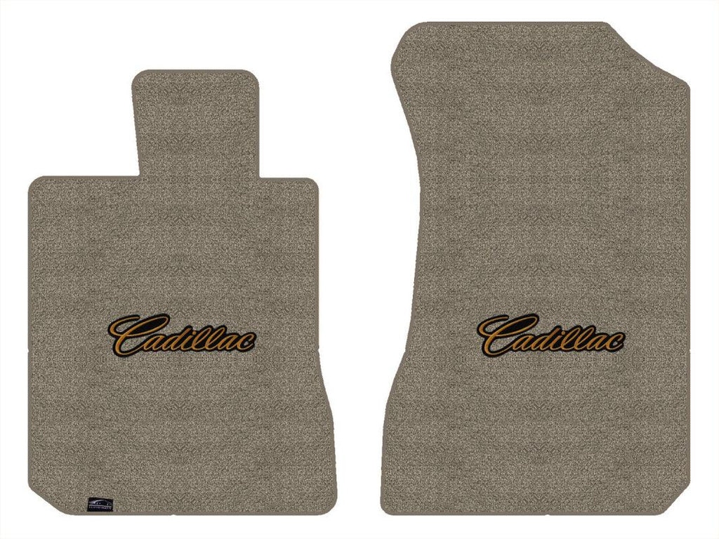 Lloyd Luxe Front Carpet Mats for '67-68 Cadillac Calais W/Gold on Black Cadillac