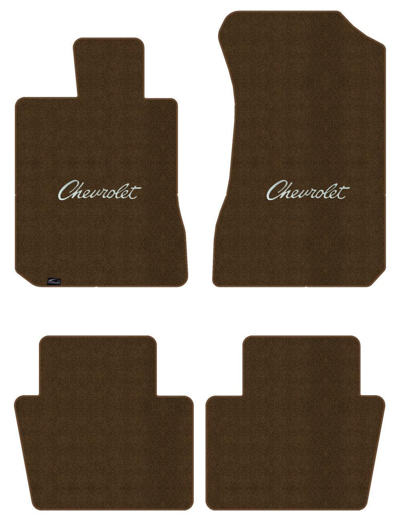 Lloyd Luxe Front & Rear Mats for '72-76 Chevy Bel Air W/Silver Chevy Letters