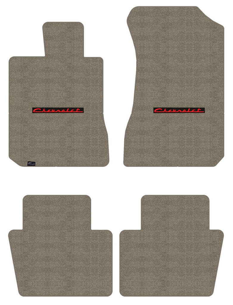 Lloyd Luxe Front & Rear Mats for '69-71 Chevy Bel Air W/Red on Black Chevy