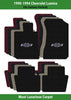 Lloyd Luxe Front & Rear Carpet Mats for '90-94 Chevy Lumina W/Centennial Bowtie