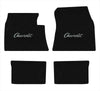 Lloyd Velourtex Front & Rear Mats for '59-60 Bel Air W/Silver Chevy Letters
