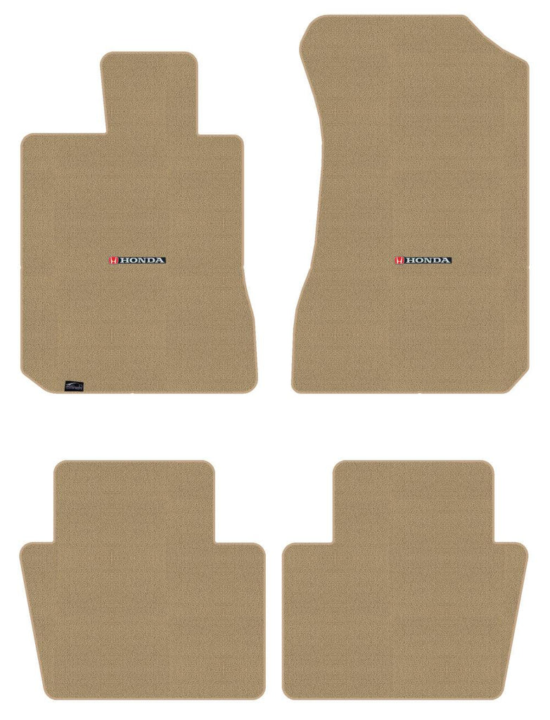 Lloyd Loop Front & Rear Mats for '88-89 Accord W/Red & Black Honda H & Word Comb