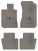 Lloyd Velourtex Front & Rear Mats for '69-71 Chevy Impala W/Silver on Black SS