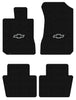 Lloyd Luxe Front & Rear Mats for '96-98 Tracker W/Silver Outline Chevy Bowtie