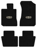 Lloyd Velourtex Front & Rear Mats for '69-71 Chevy Impala W/Black on Silver SS