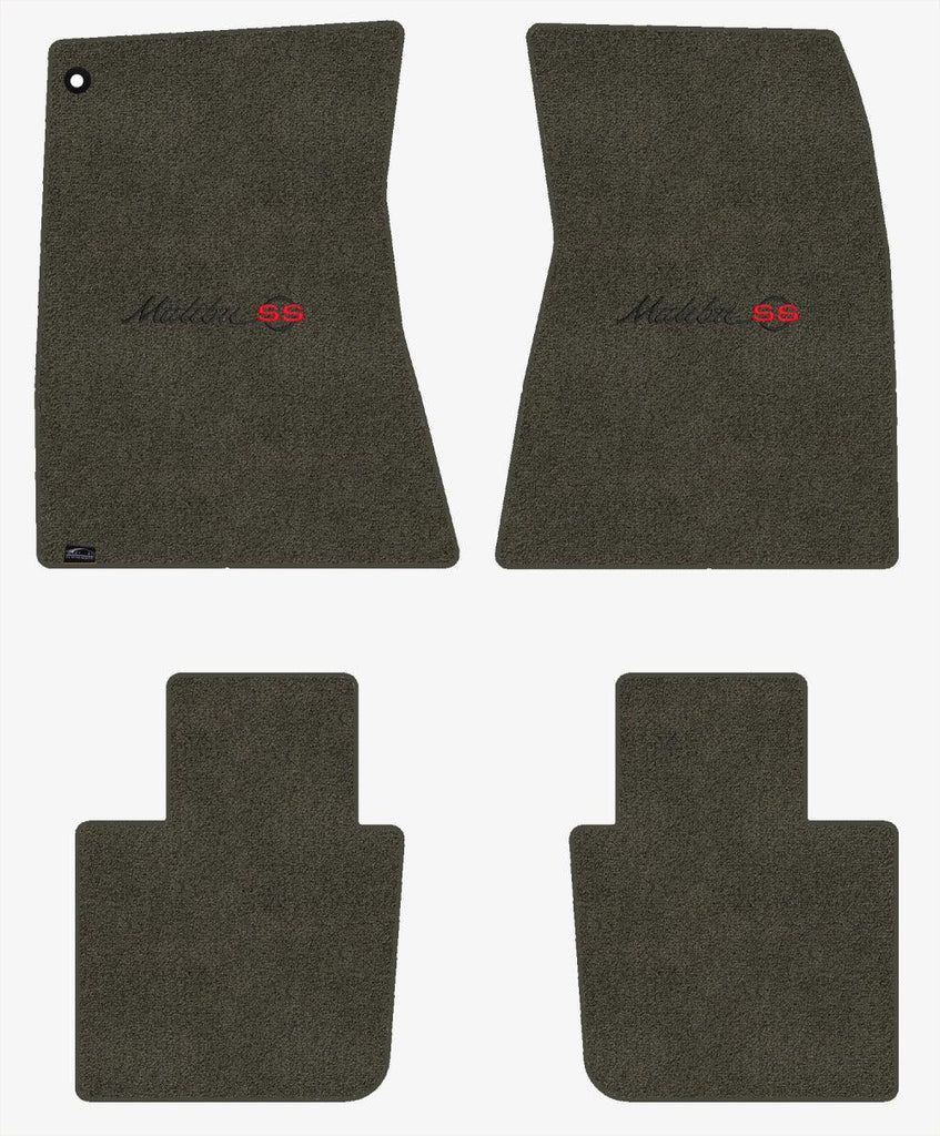 Lloyd Ultimat Front & Rear Mats for '68-69 Chevy Malibu W/Black/Red Malibu SS