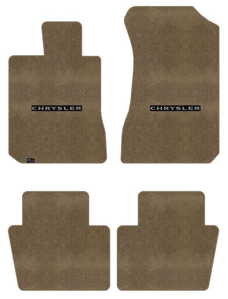 Lloyd Ultimat Front & Rear Mats for '69-73 Newport W/Silver on Black Chrysler
