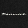 Lloyd Ultimat Front & Rear Mats for '72-76 Chevy Bel Air W/Silver on Black Chevy