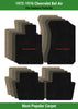 Lloyd Ultimat Front & Rear Mats for '72-76 Chevy Bel Air W/Red on Black Chevy