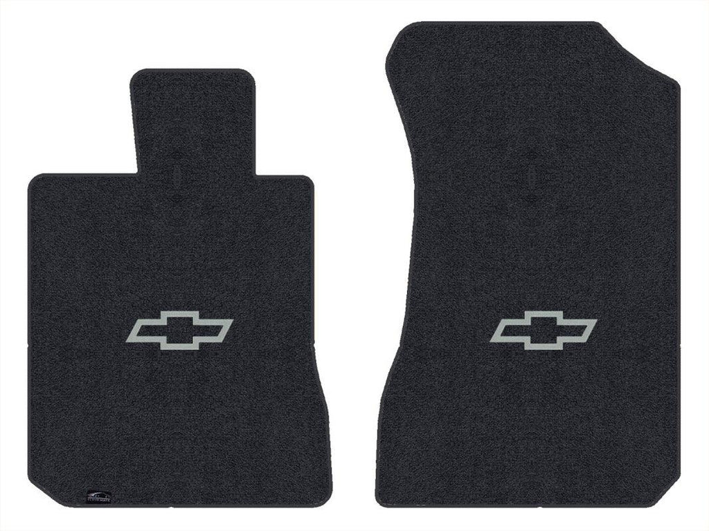 Lloyd Ultimat Front Mats for '90-94 Chevy Lumina W/Silver Outline Chevy Bowtie