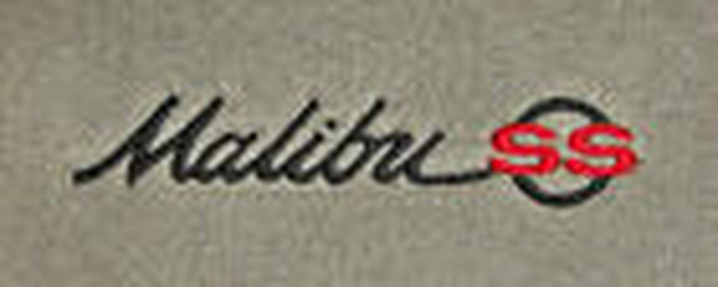 Lloyd Velourtex Front & Rear Mats for '68-69 Chevy Malibu W/Black/Red Malibu SS