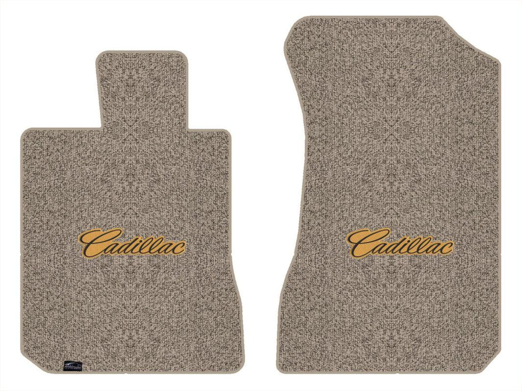 Lloyd Berber Front Mats for '71-73 Calais W/Black on Gold Cadillac Script