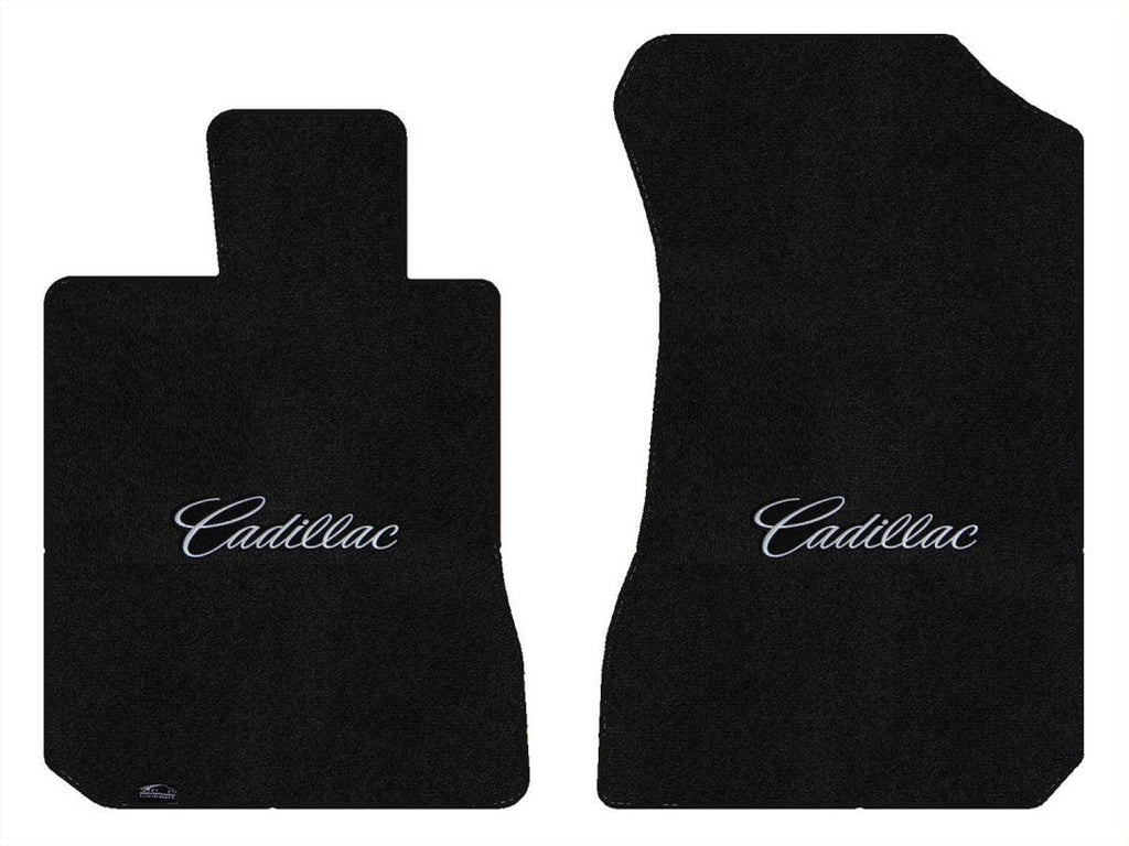 Lloyd Ultimat Front Mats for '67-68 Cadillac Calais W/Silver on Black Cadillac