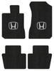 Lloyd Berber Front & Rear Mats for '86-87 Honda Accord W/Silver on Black Honda H