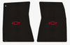 Lloyd Berber Front Mats for '68-69 Chevy Malibu W/Red Chevy Outline Bowtie