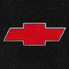 Lloyd Velourtex Front Carpet Mats for '99-04 Chevy Tracker W/Red Chevy Bowtie 1